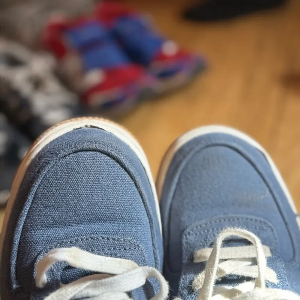Nike Denim Blue Sneakers with White Accents